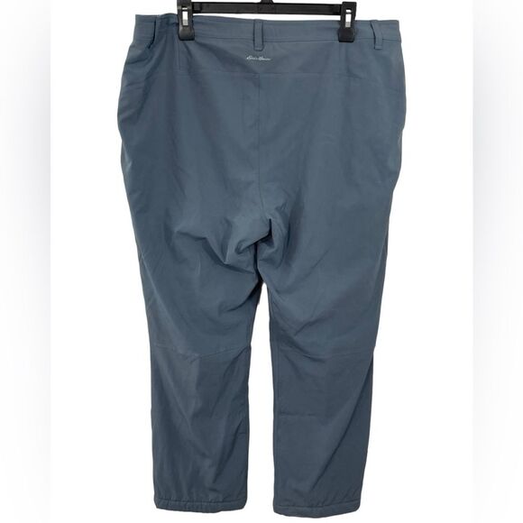 Eddie Bauer Fleece Lined Women’s Pants Size 16P Active Hiking Outdoor Blue Gray - Picture 2 of 6